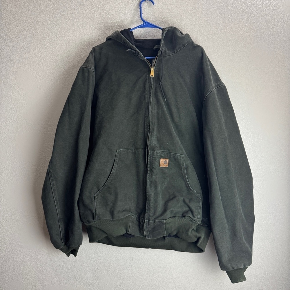 Carhartt Vintage Bomber Jacket J25 MOS Size 2XLT